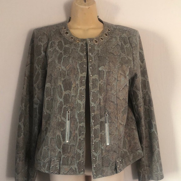 Stylish fall classy Snake Print Jacket